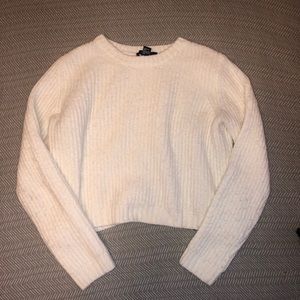 Soft cozy white sweater